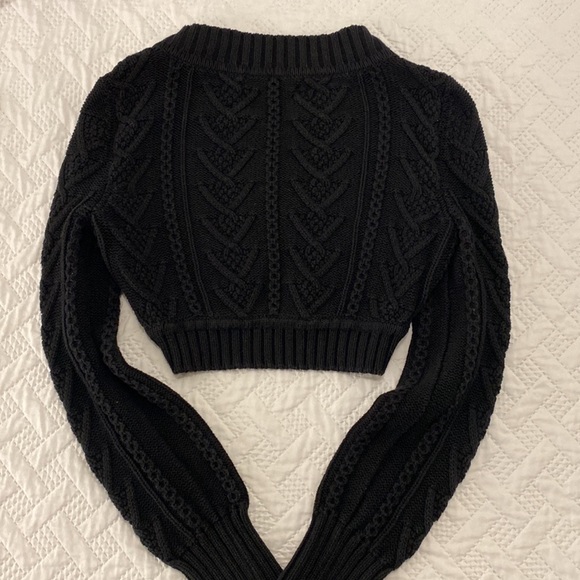 Tommy Hilfiger Cropped Knit Cardigan - Picture 3 of 3